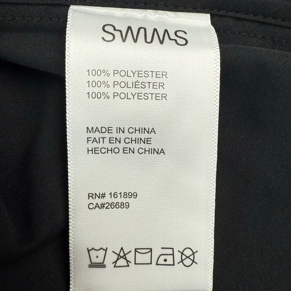 SWIMS Men's Large Tarifa Windbreaker‎ Lightweight Jacket Raincoat Black NWT $275